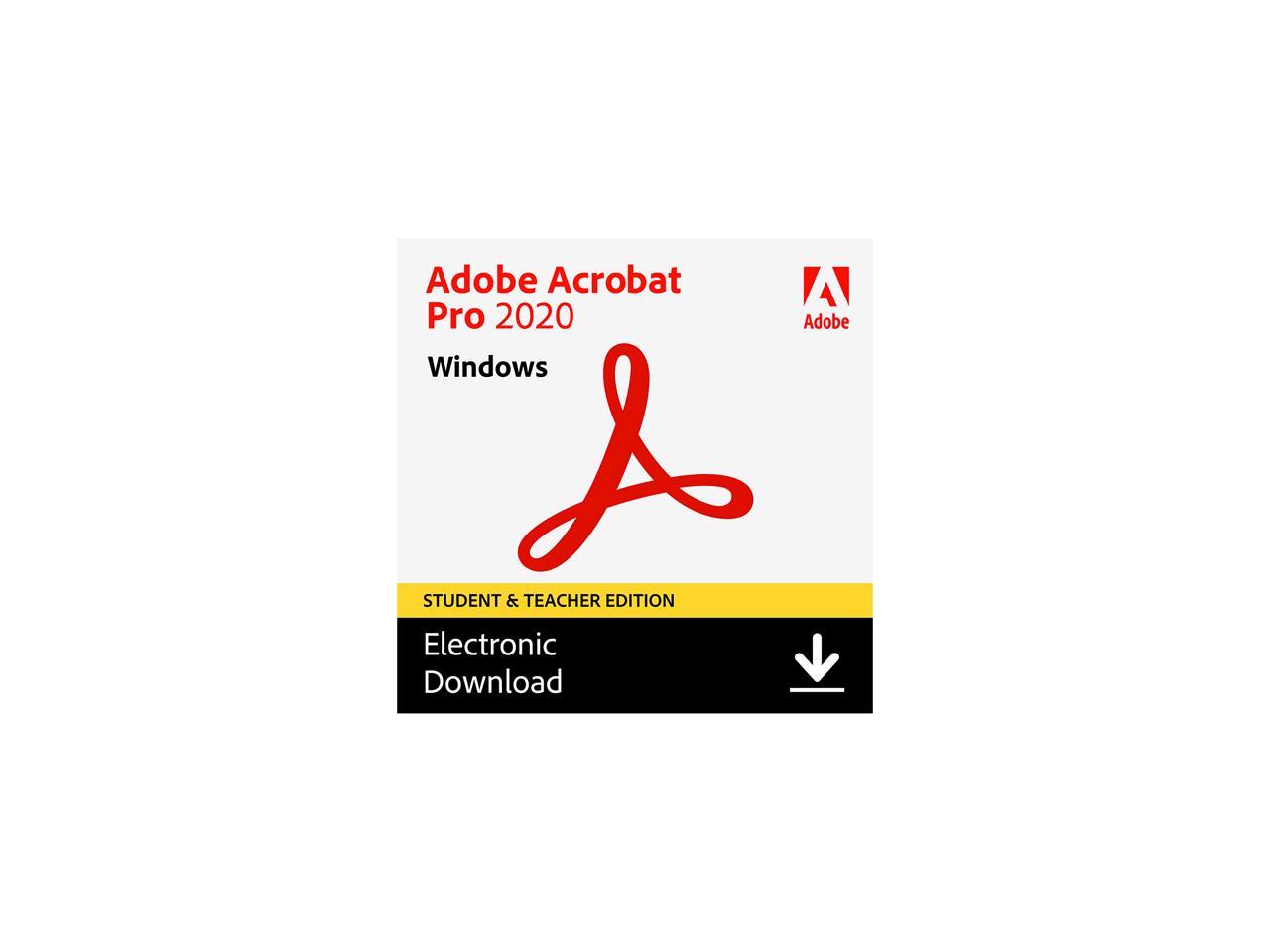 adobe acrobat pro 2020 student and teacher edition download