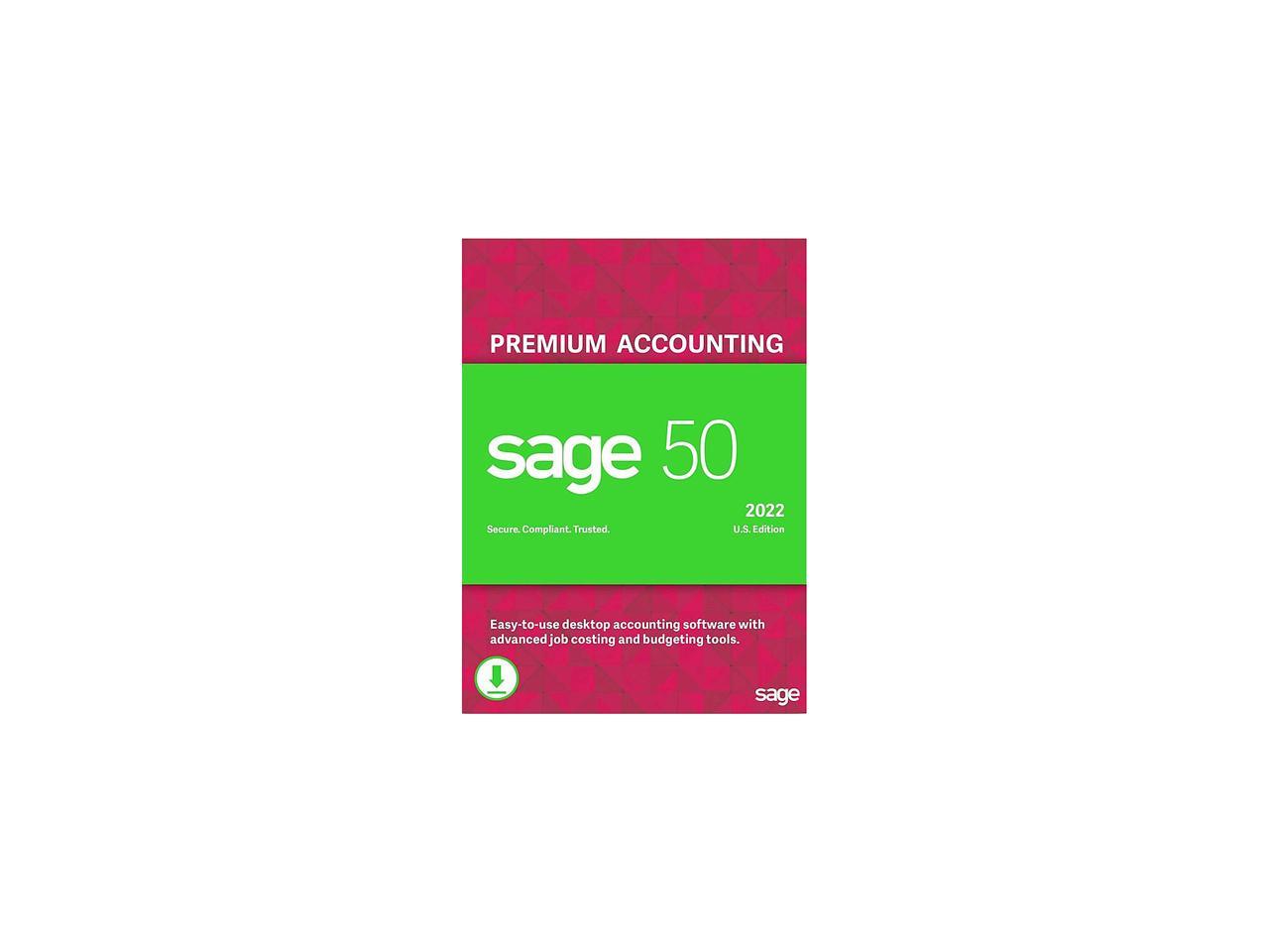 Sage 50 Premium Accounting 2022 1 User