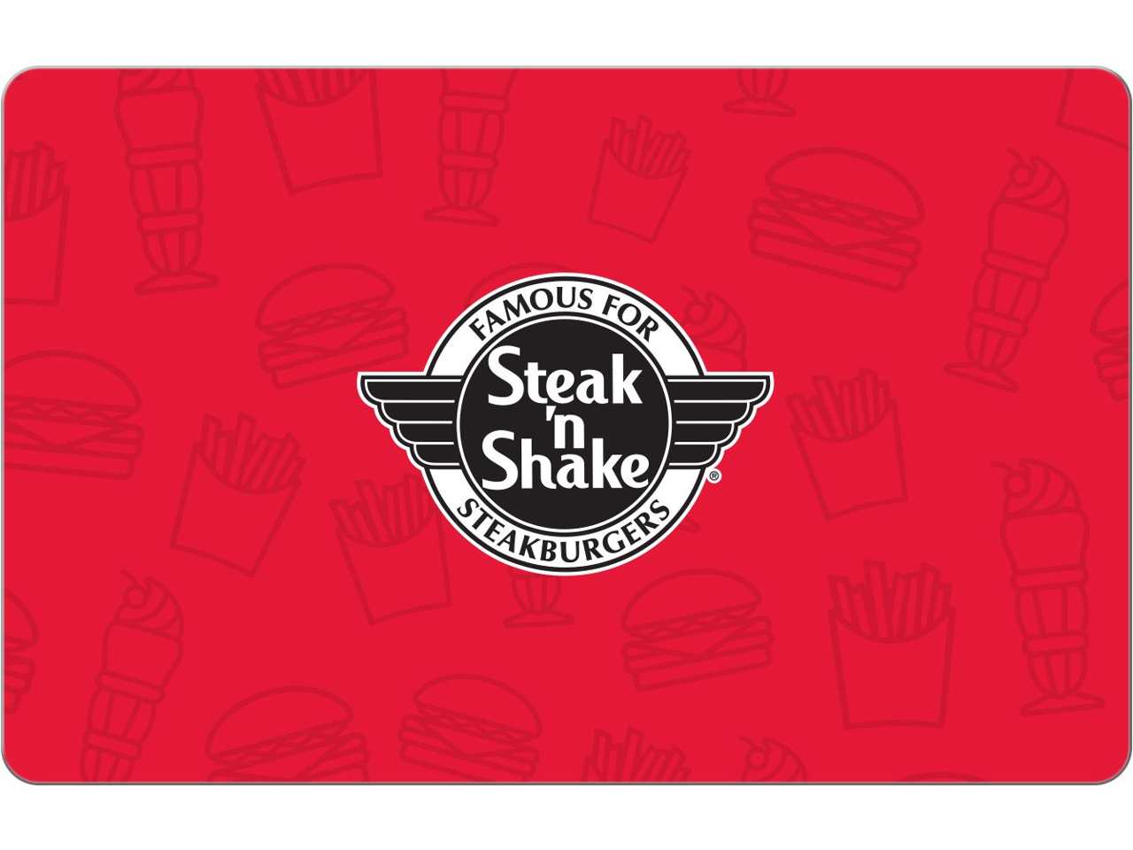 Steak 'n Shake 25 Gift Card (Email Delivery)