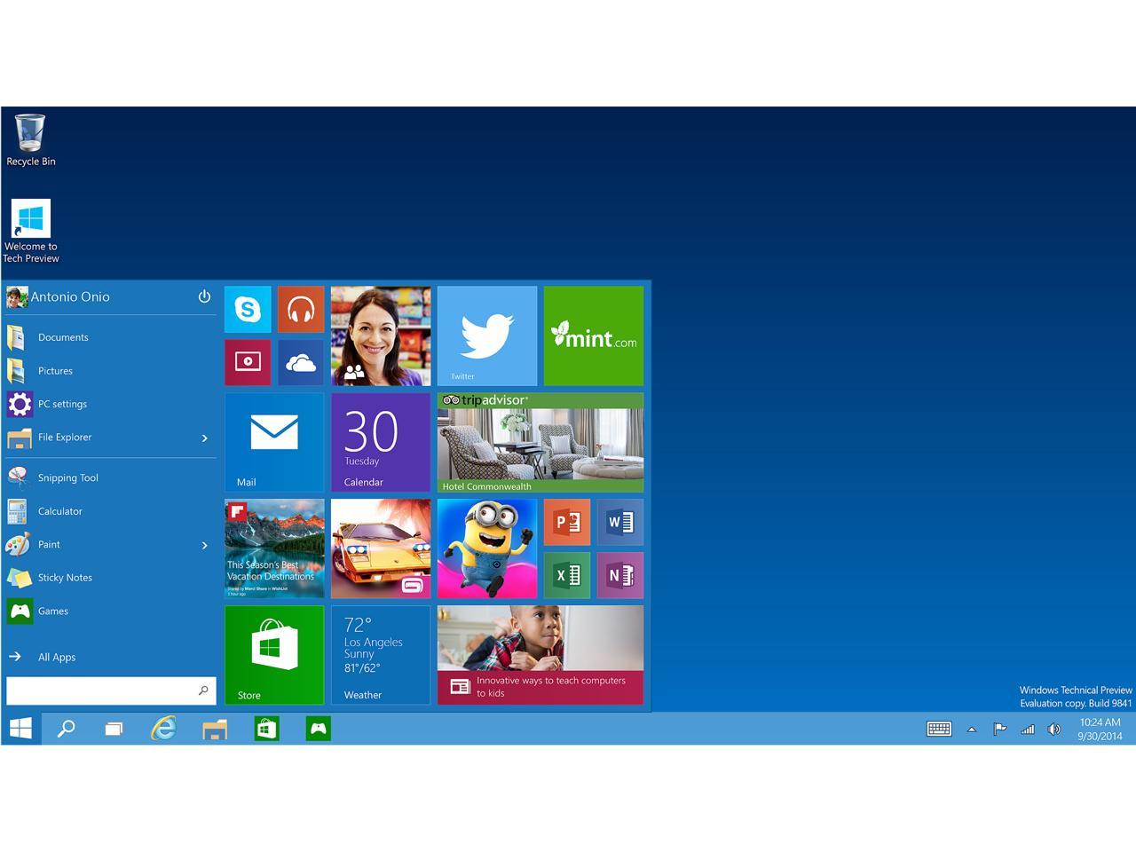 Windows 10 Pro - Full Version (32 & 64-bit) / USB Flash Drive 