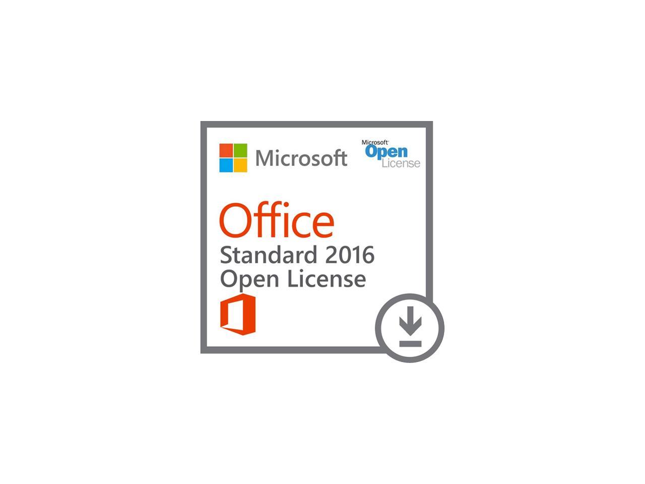 office 2016 standard download open license