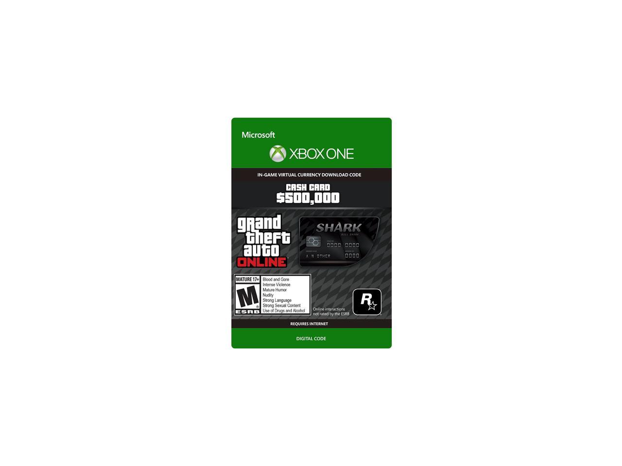 Gta V Bull Shark Cash Card Xbox One Digital Code Newegg Com