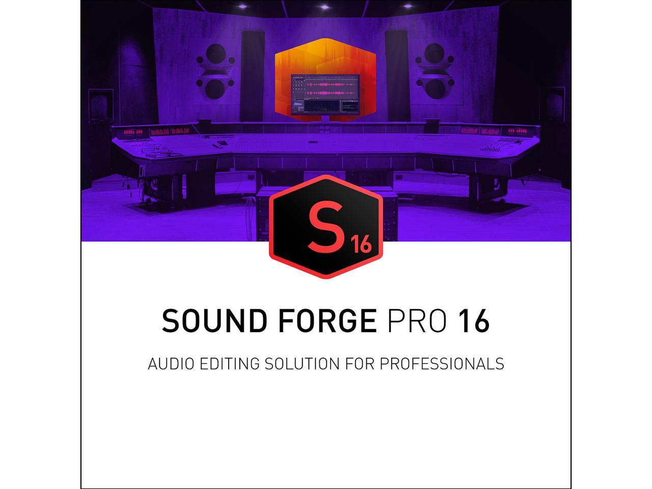 MAGIX SOUND FORGE Pro 16 - Download