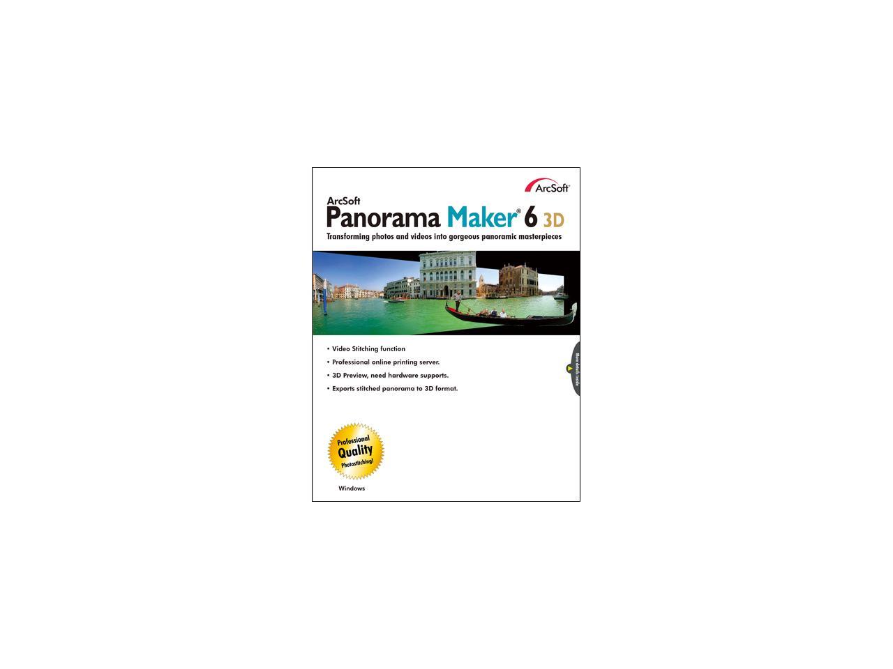 arcsoft panorama maker 6 memory