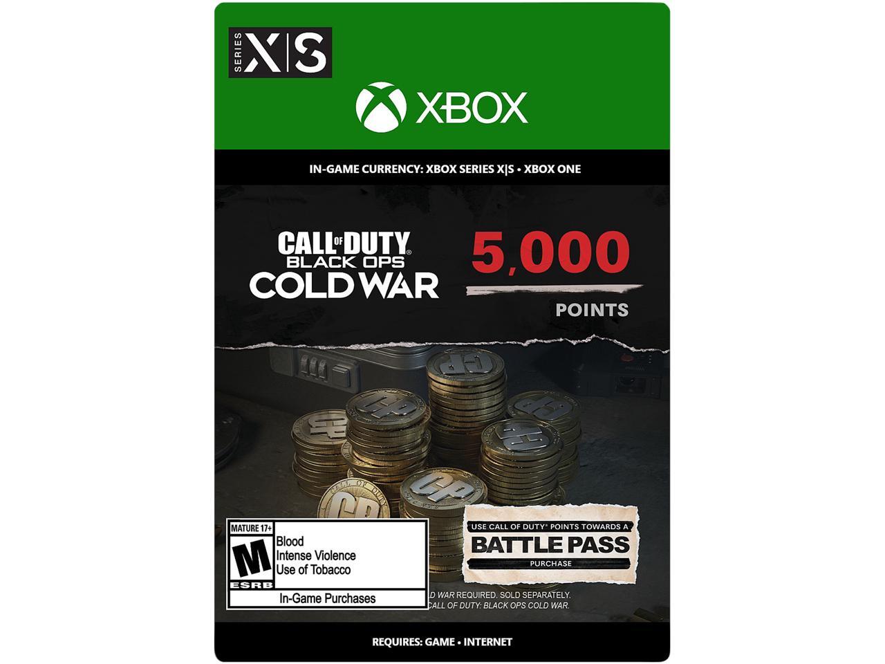 Call of Duty Black Ops Cold War 5,000 Points Xbox Series X S