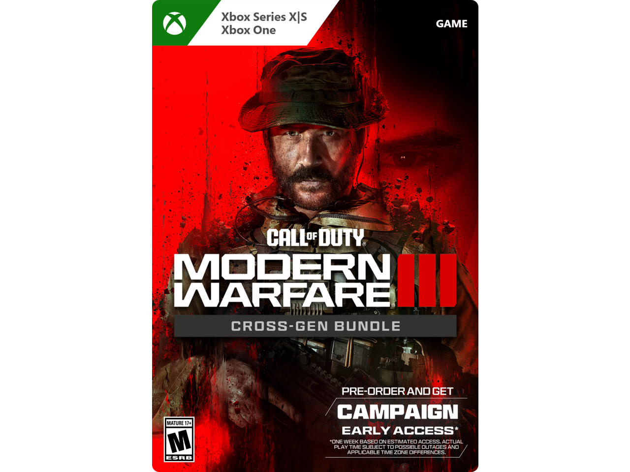 Call of Duty Modern Warfare III CrossGen Bundle Xbox Series XS, Xbox One [Digital Code