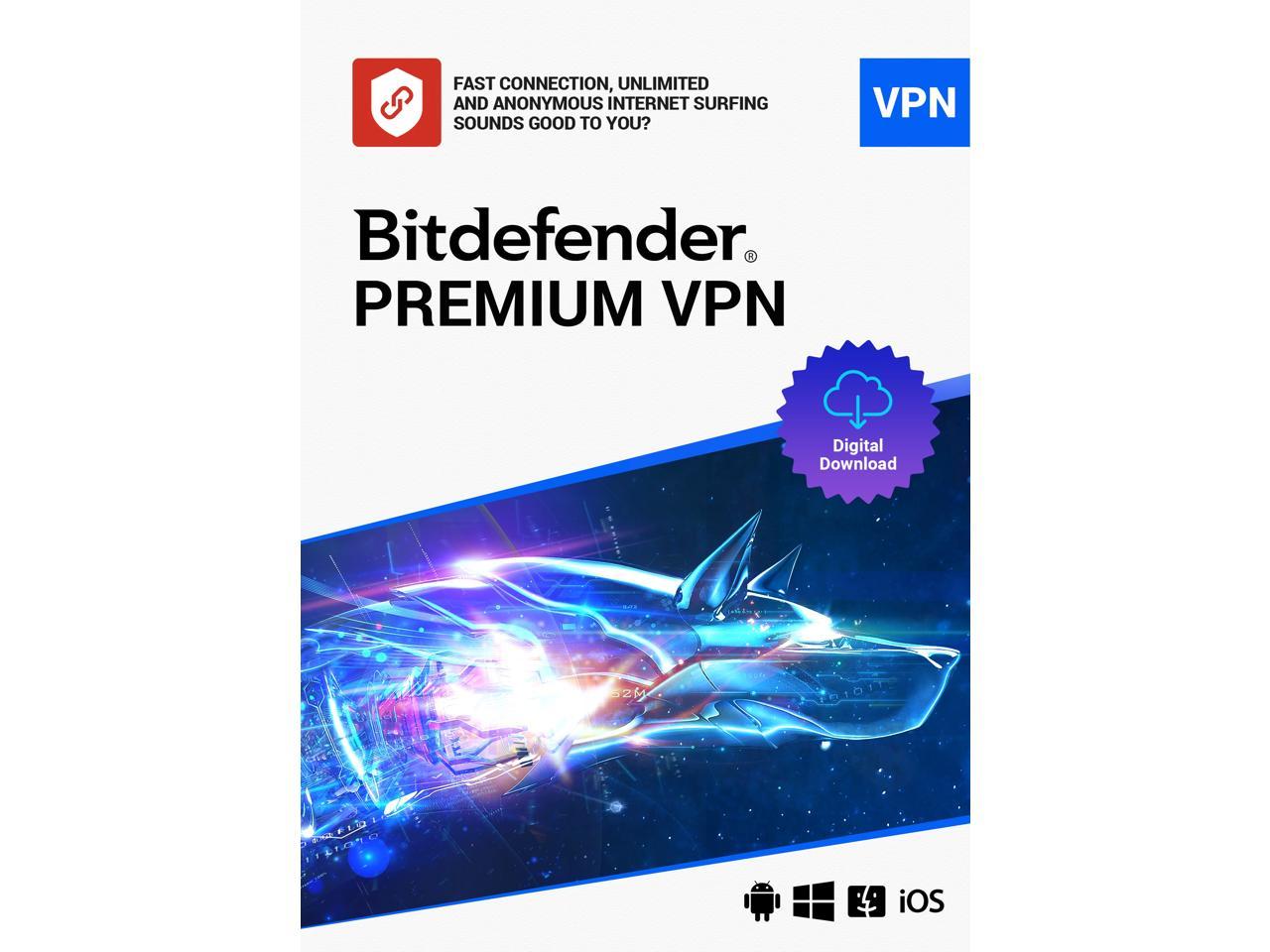 Bitdefender Premium VPN - 10 Devices / 1 Year - Download - Newegg.com