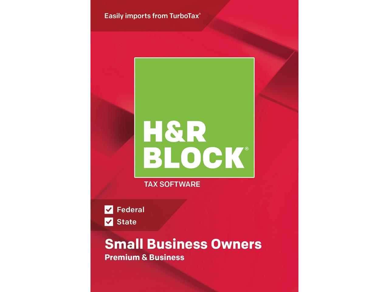 H&R BLOCK Tax Software Premium & Business 2018 Windows Download