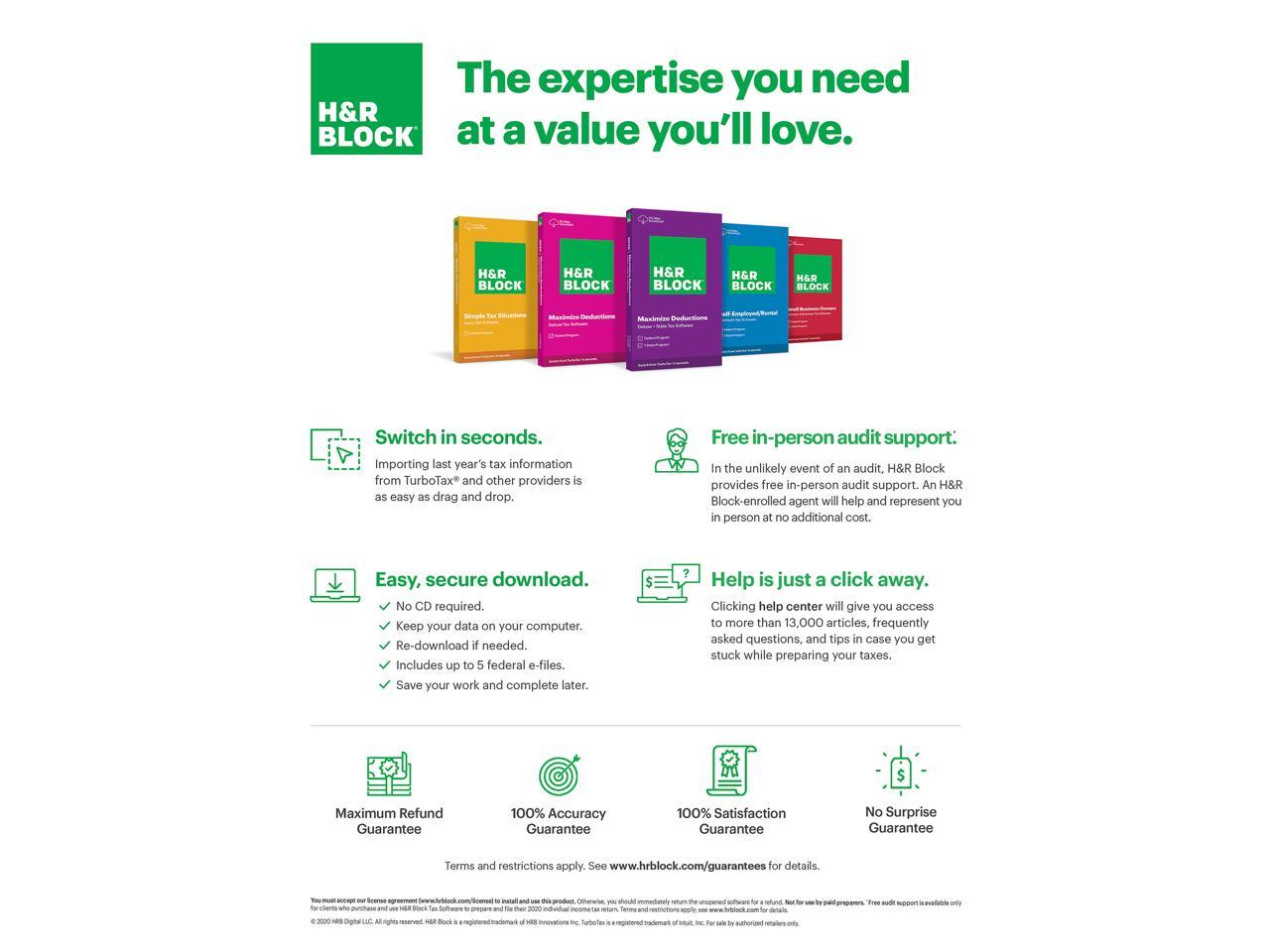 Download H&R Block Software with Activation Code - wide 4