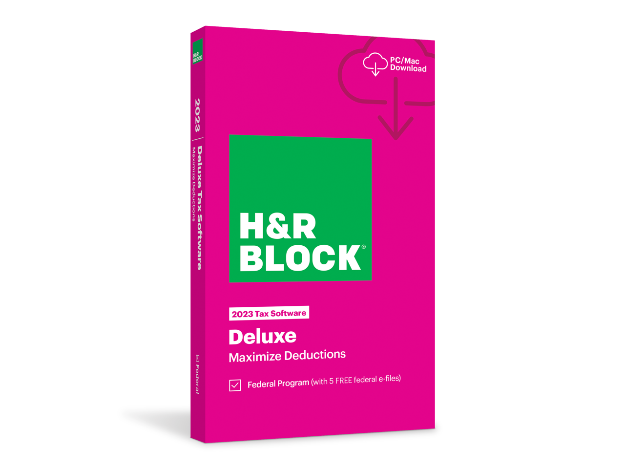 H&R Block Tax Software Deluxe 2023 [Key Card]