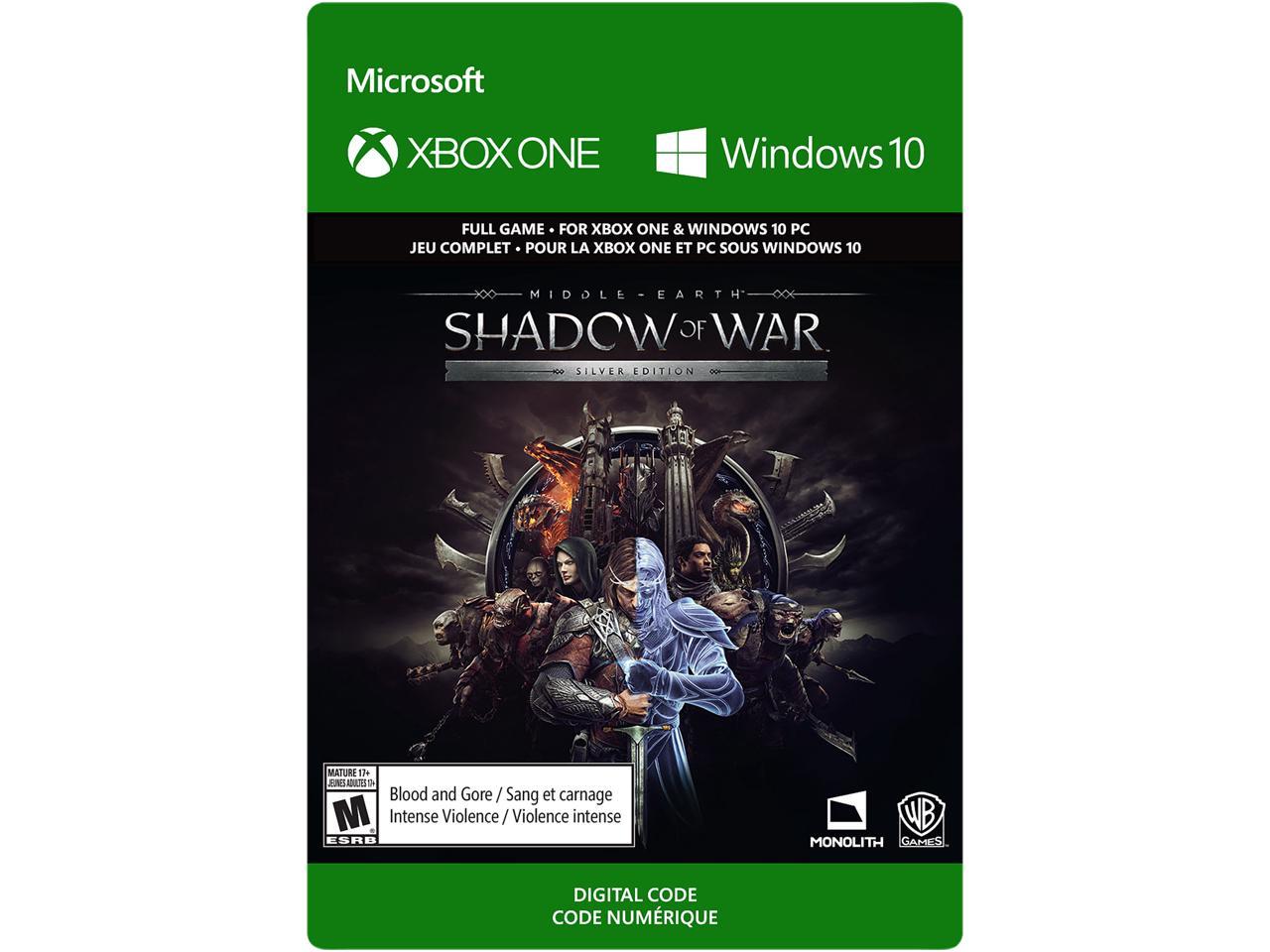 Middle-earth: Shadow of War: Silver Edition Xbox One / Windows 10 ...