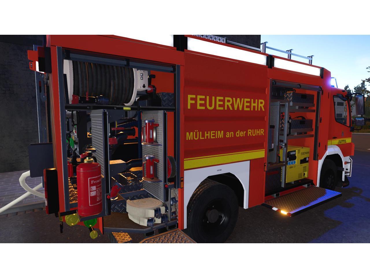 Fire fighting simulation. Fire fighting simulation
