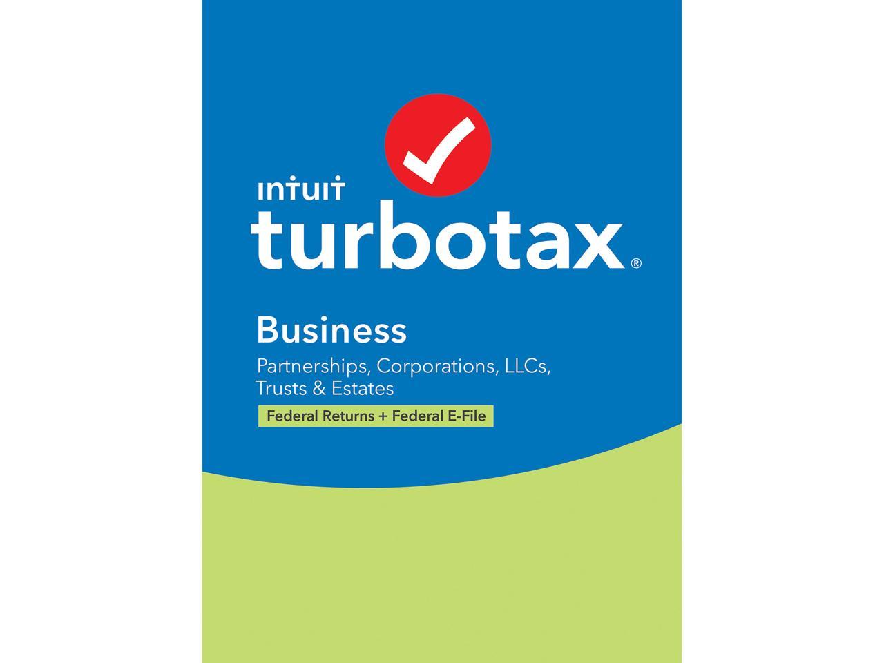 TurboTax Business 2020 Desktop Tax Software, Federal Return Only