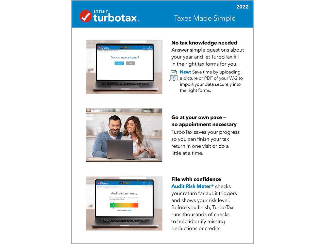 intuit turbotax deluxe federal & state 2022 pc/mac download