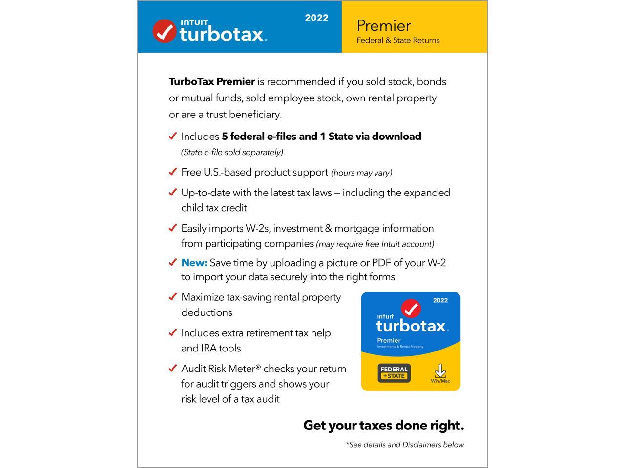 turbotax premier 2022 mac download