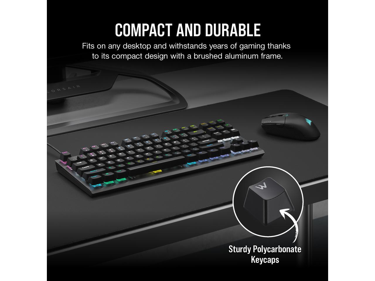 Corsair K60 PRO TKL Wired OpticalMechanical OPX Linear Switch Gaming