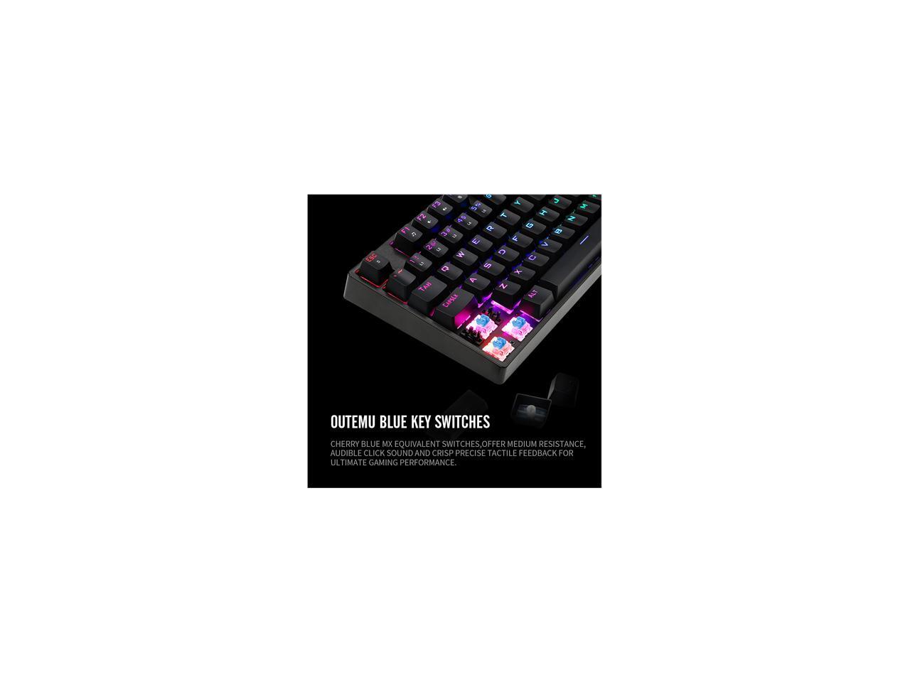 1STPLAYER RGB Gaming Mechanical USB Wired Keyboard DK5.0 - Newegg.com