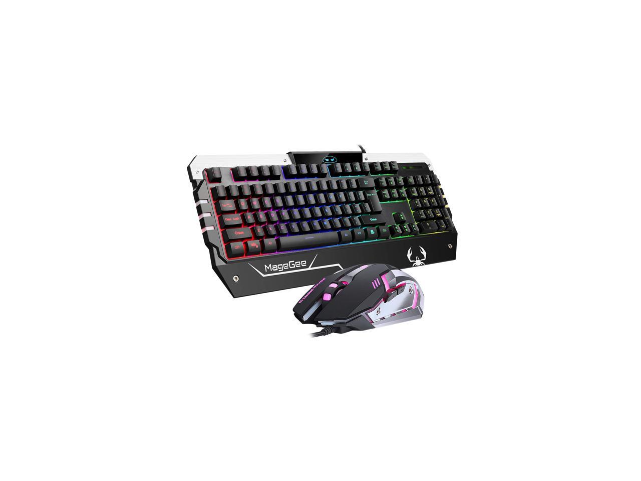 Magegee USB RGB Gaming Keyboard and Mouse Combo, GT817