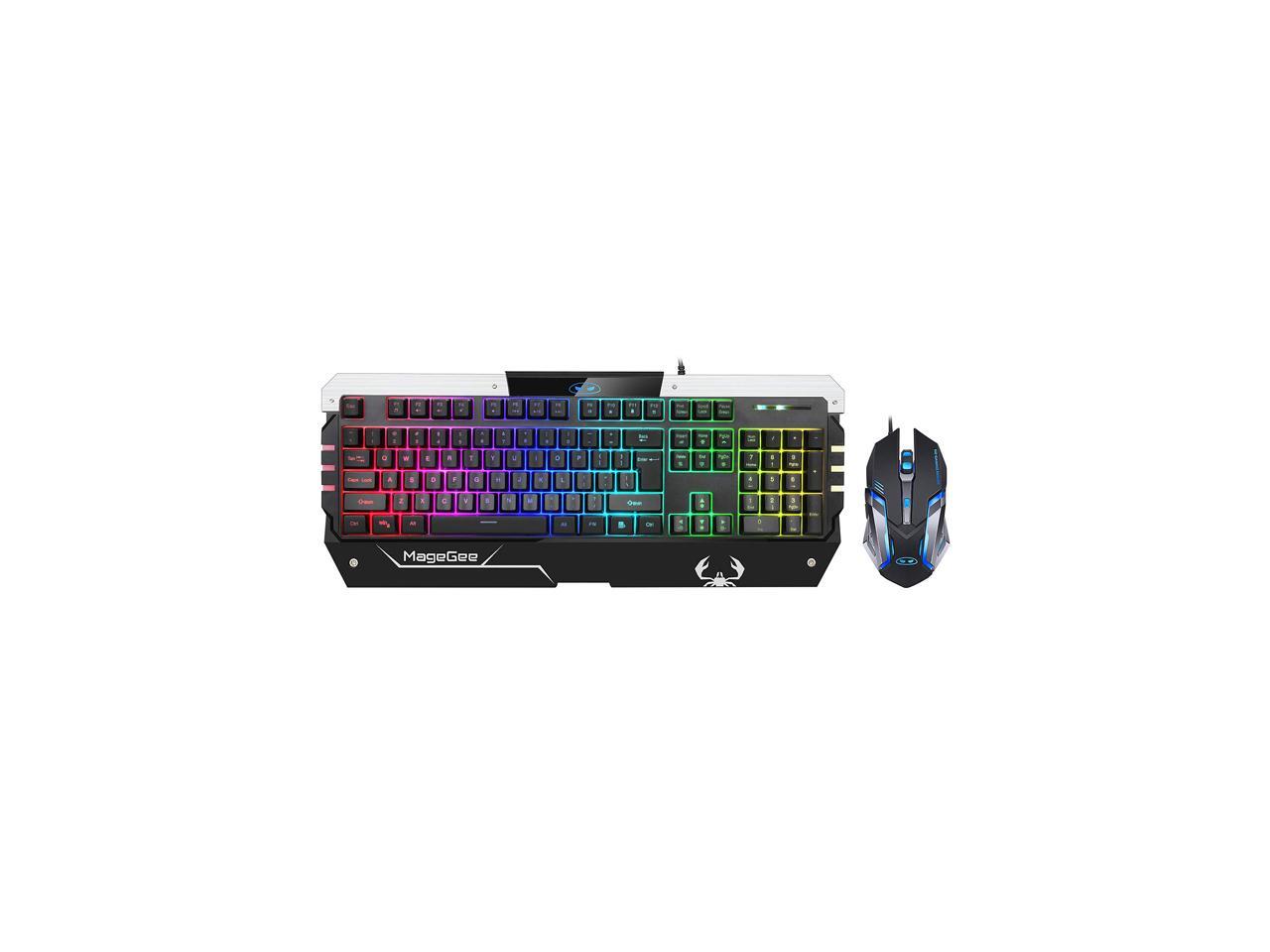 Magegee USB RGB Gaming Keyboard and Mouse Combo, GT817