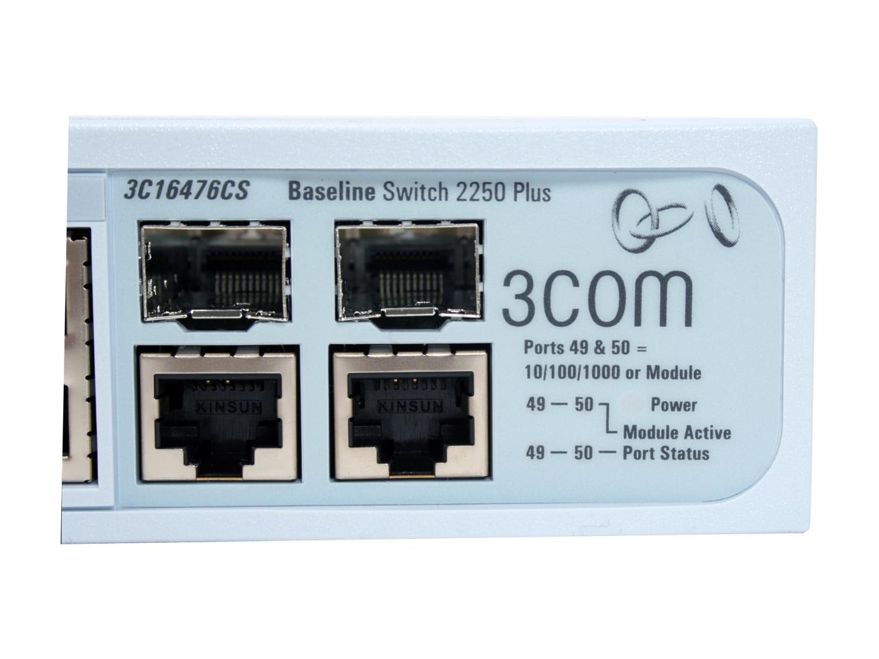 3com baseline switch 2250 plus sfp настройка