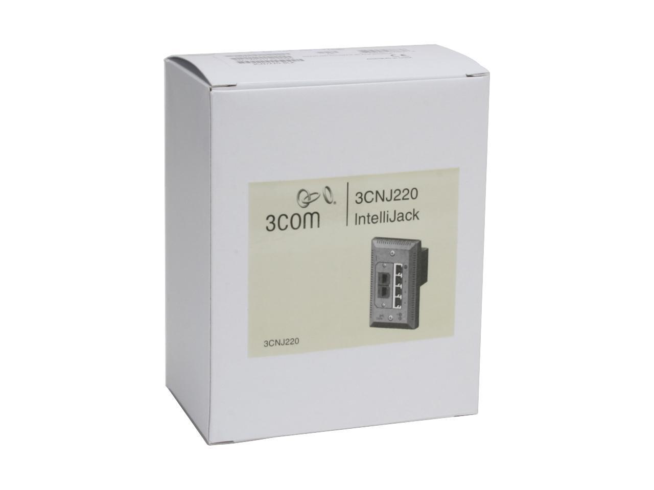 3CNJ220BLK IntelliJack Switch NJ220
