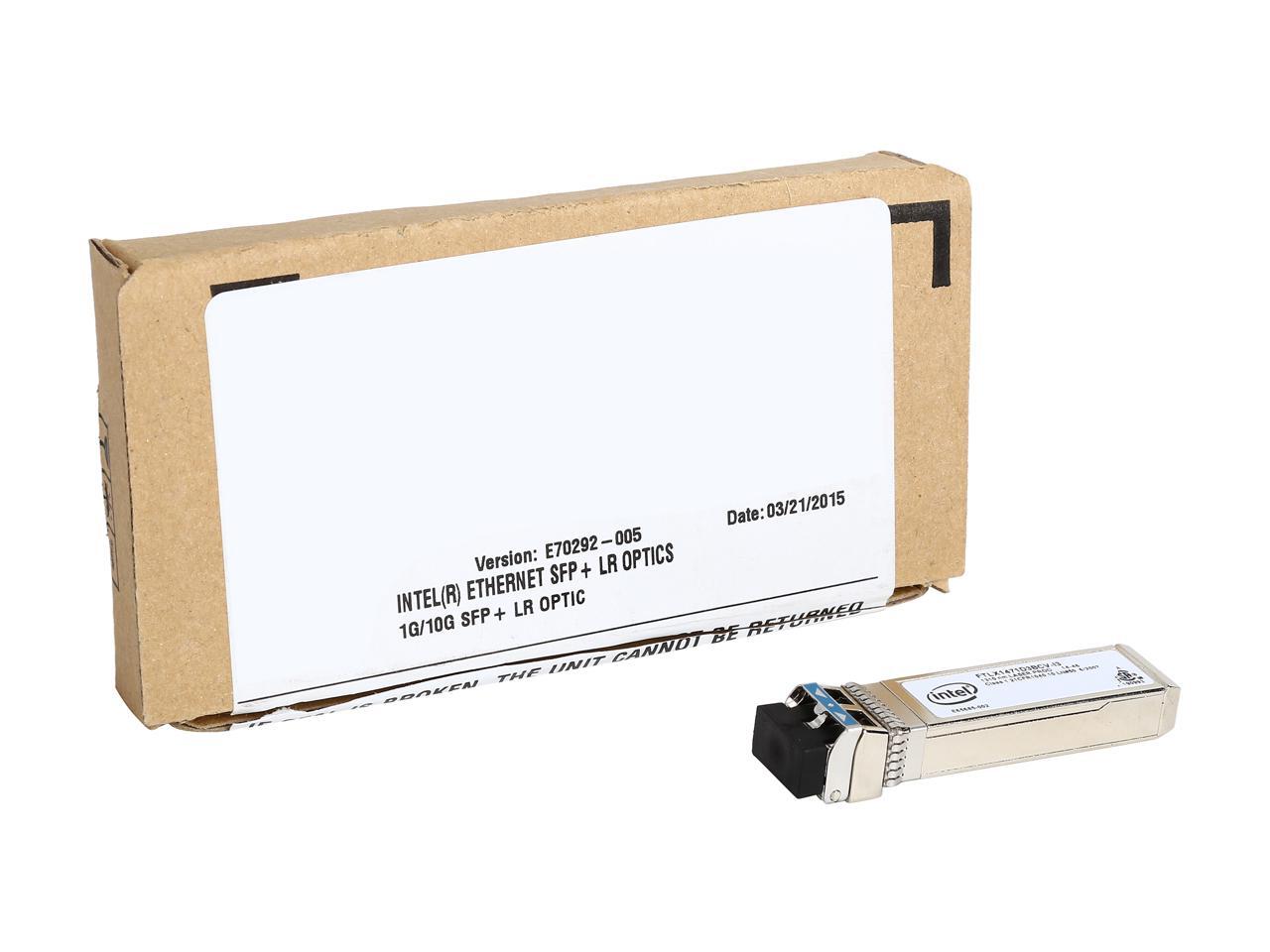 Intel E10GSFPLR Dual Rate 10GBASE-LR SFP+ Module - Retail - Newegg.com