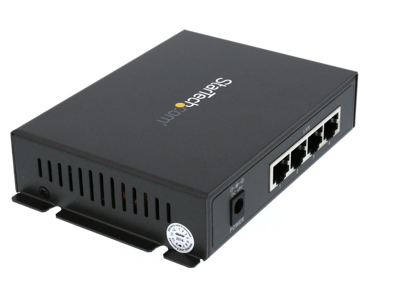 IES51000POE 5 Port Industrial Gigabit PoE Switch with 4