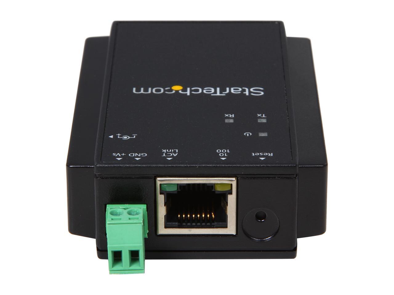 StarTech.com NETRS232 1 Port RS-232 Serial to IP Ethernet Device Server ...