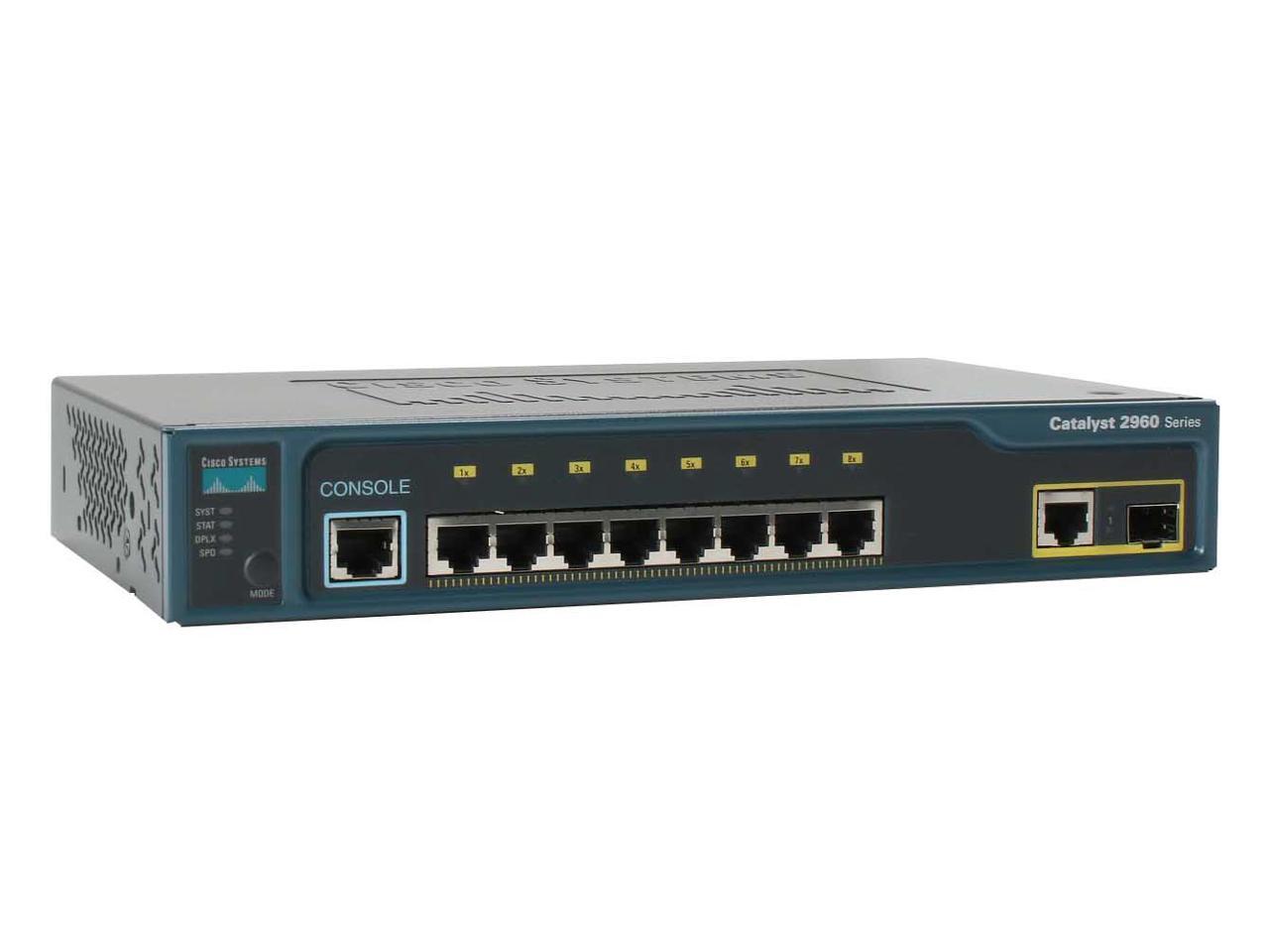 CISCO WSC29608TCL 10/100Mbps + 1000Mbps Switch 8 10/100