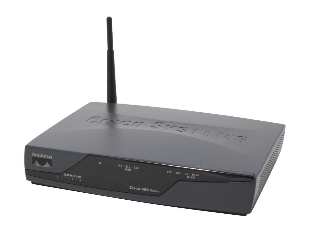 CISCO CISCO851W-G-A-K9 Integrated Services Ethernet to Ethernet ...