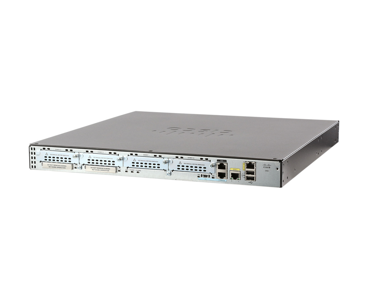 Cisco 2901-SEC/K9 Integrated Services Router – Gigabit, Security License, IOS 15.7