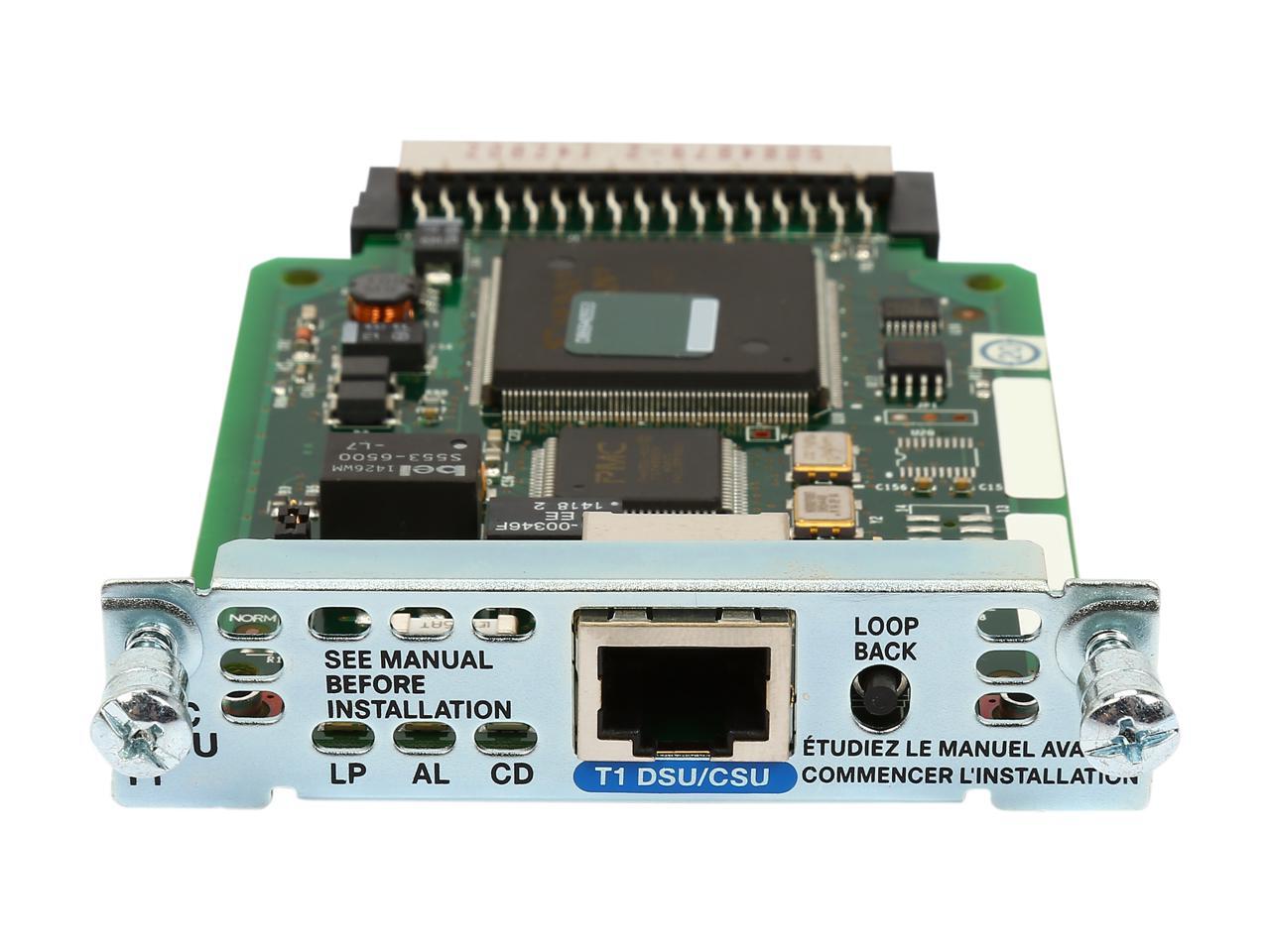 CISCO HWIC1DSUT1= 1Port T1/Fractional T1 DSU/CSU WAN Interface Card