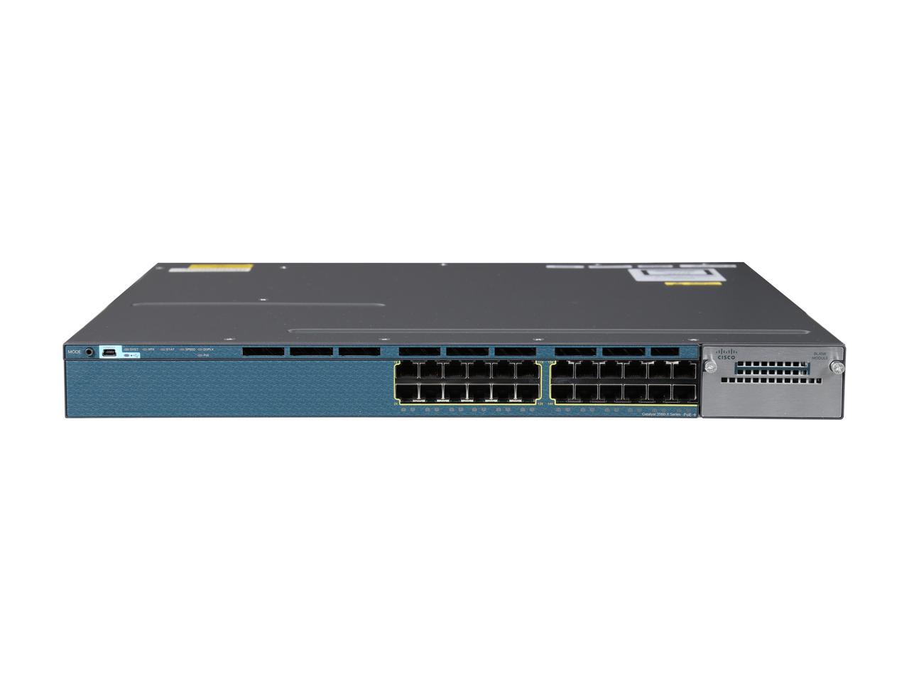 CISCO Catalyst 3560-X WS-C3560X-24P-L POE Ethernet Switch - 24 ...