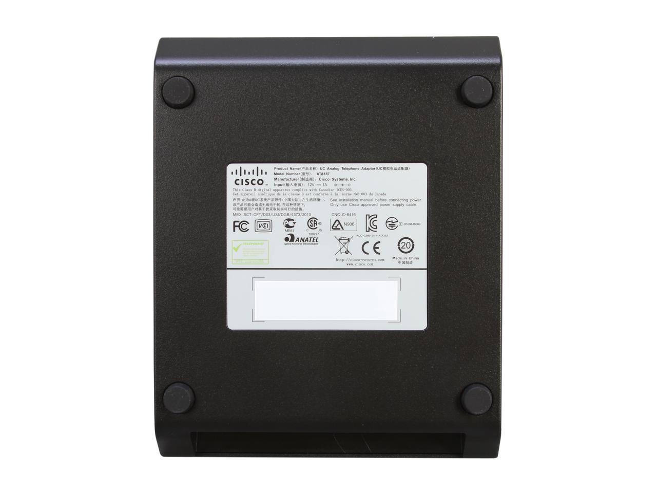 Cisco ATA187I1A= ATA 187 Analog Telephone Adaptor