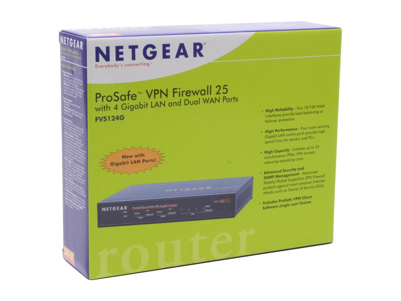 NETGEAR FVS124G VPN Wired Firewall