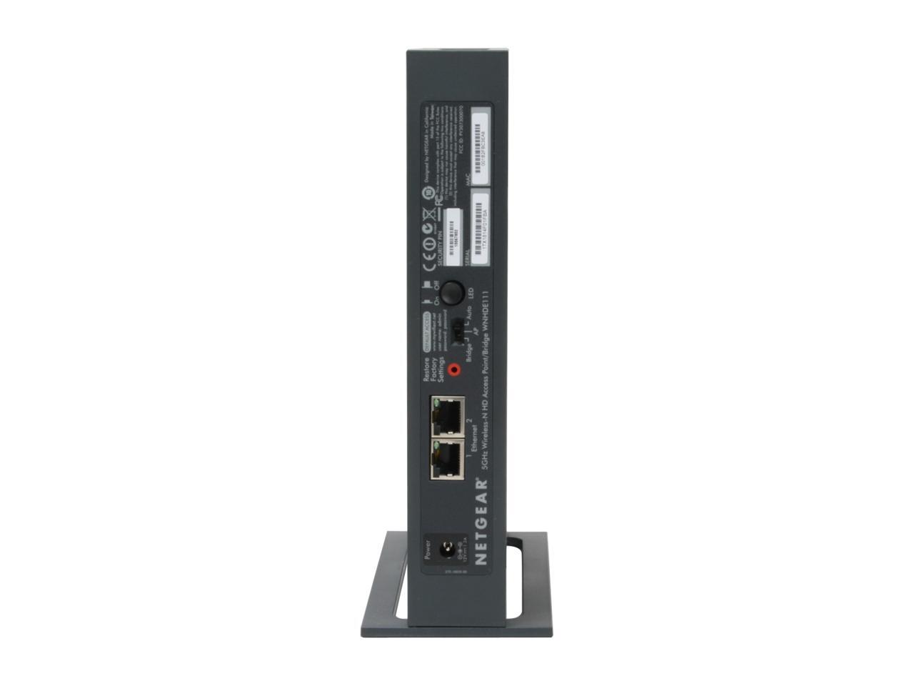 NETGEAR WNHDE111100NAS 802.11a/n 5GHz WirelessN HD Access Point