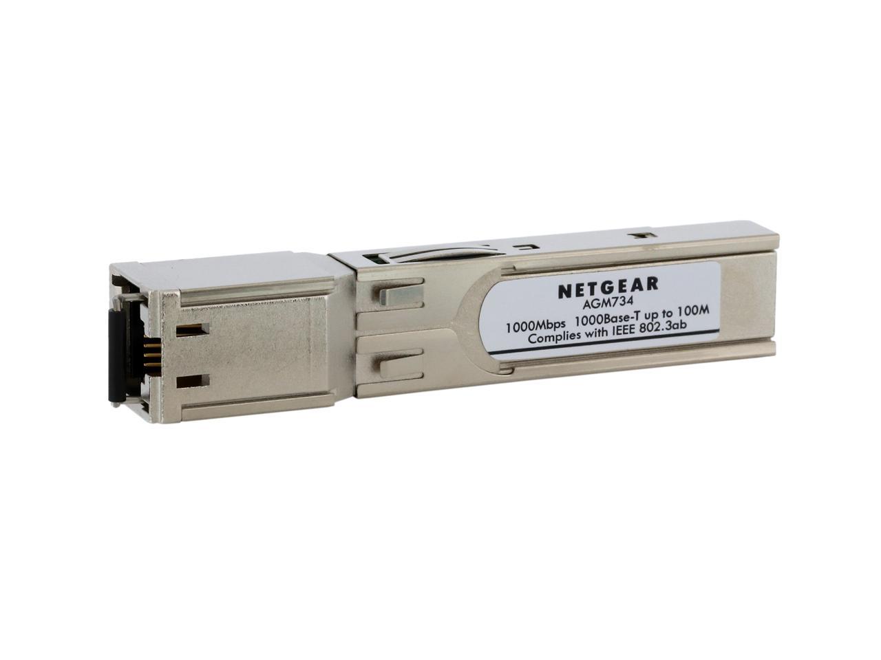 SFP to RJ45 Copper Module up to 100m 1000BASE-T Mini-GBIC Gigabit Transceiver for Netgear AGM734-10000S