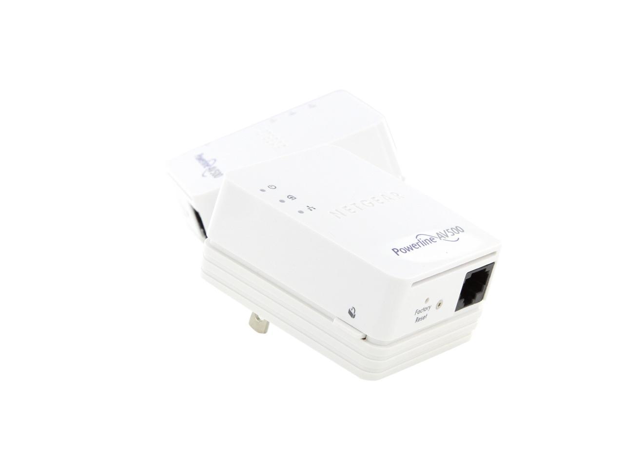Homeplug AV Pac Netgear XAVB5201 Powerline 500Mbps Network Adapter IEEE 802.3 