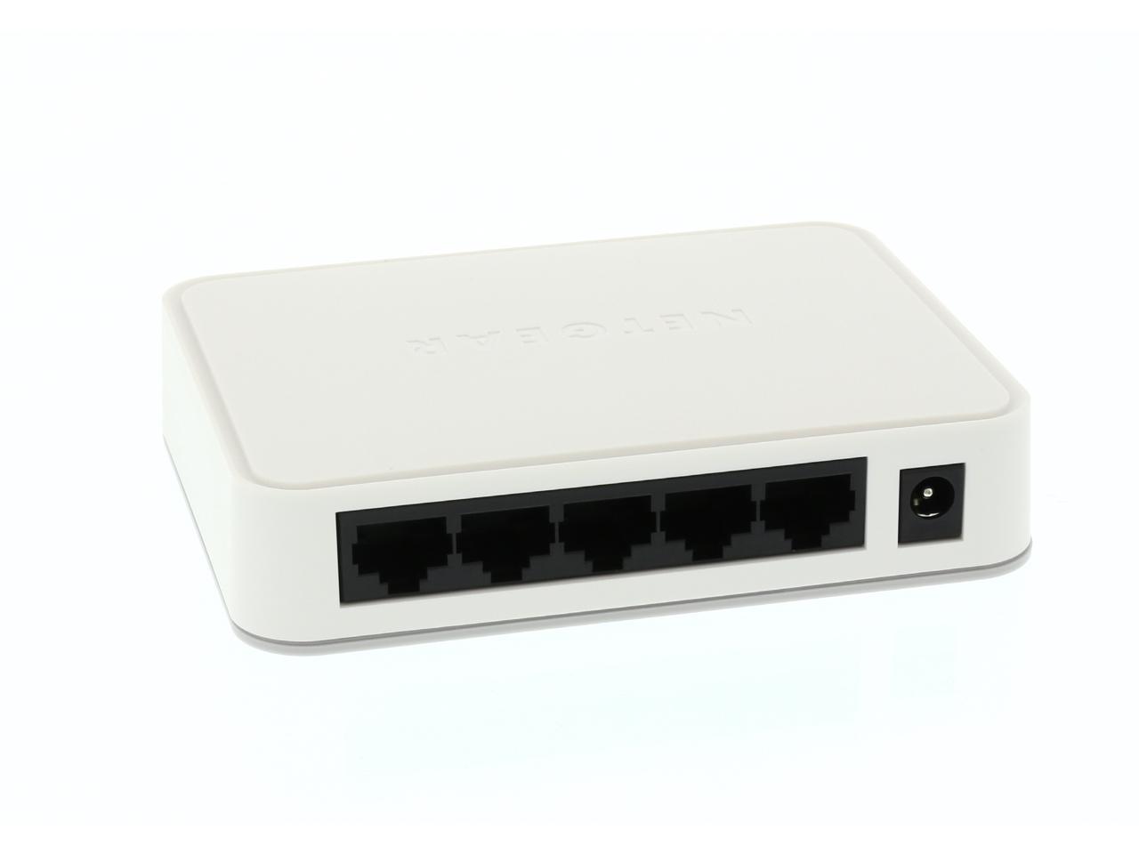 A NETGEAR GS205-100UKS 5 Port Gigabit Ethernet Desktop Switch 1 
