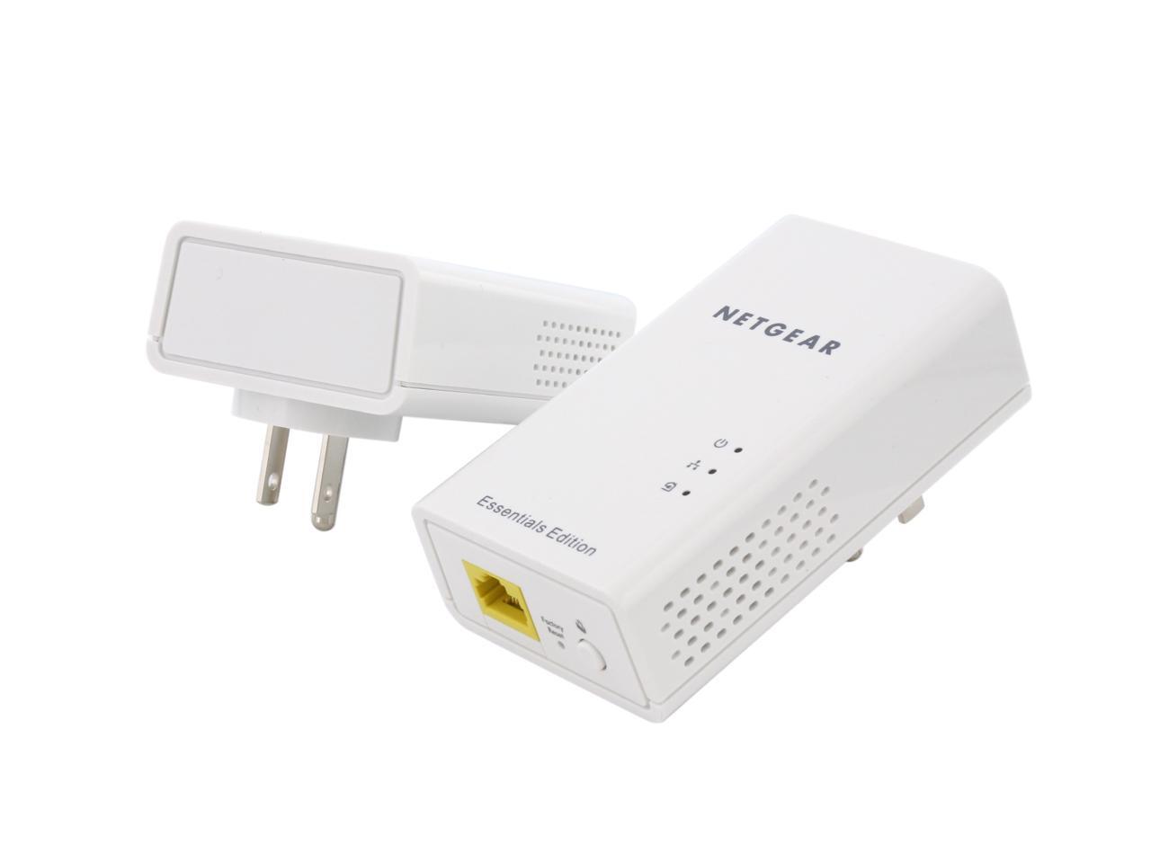 NETGEAR PL1010 Homeplug AV2 1 Gbps Powerline Kit, Up to 1000 Mbps