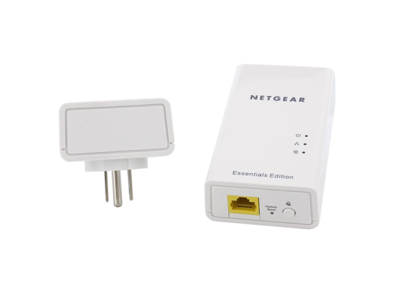 NETGEAR PL1010 Homeplug AV2 1 Gbps Powerline Kit, Up to 1000 Mbps ...