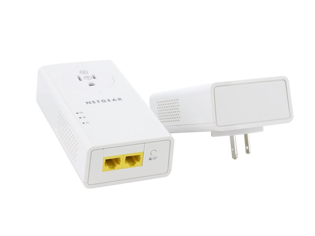 NETGEAR Powerline 2000 + Extra Outlet (PLP2000100PAS)