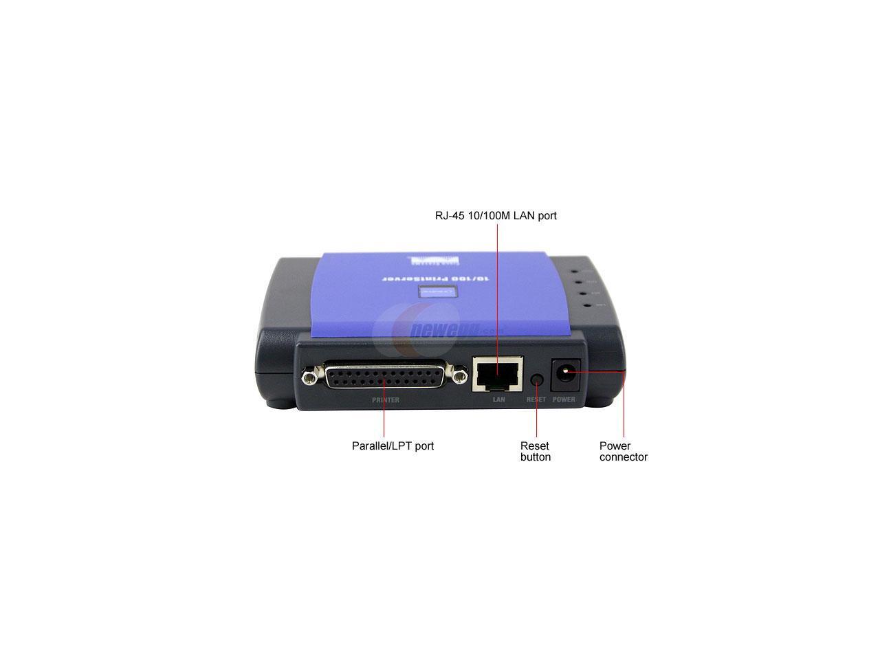 LINKSYS PPSX1 EtherFast 10/100 Print Server