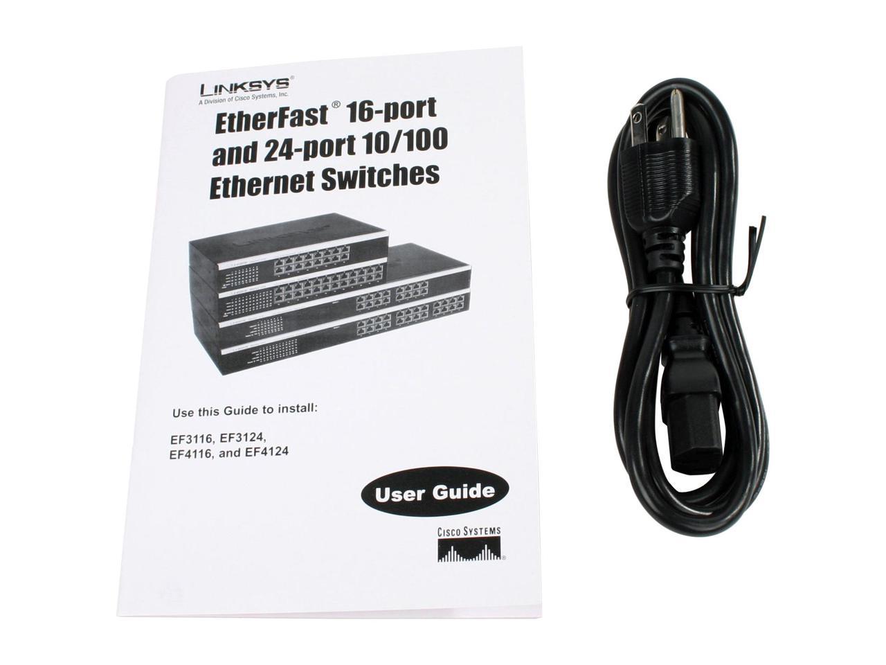 LINKSYS EF3124 Ethernet Switch - Newegg.com