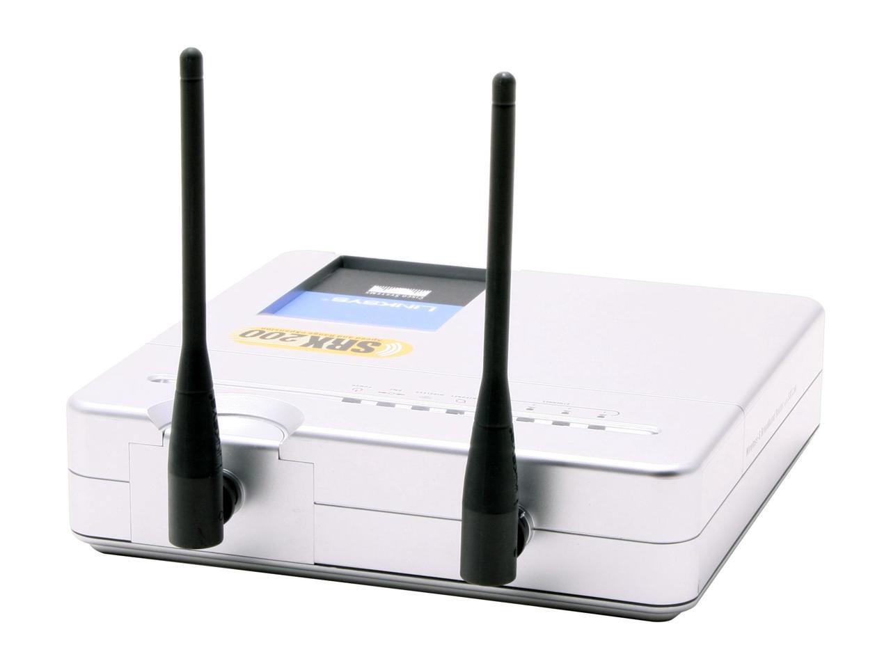 Linksys WRT54GX2 WirelessG Broadband Router With SRX200