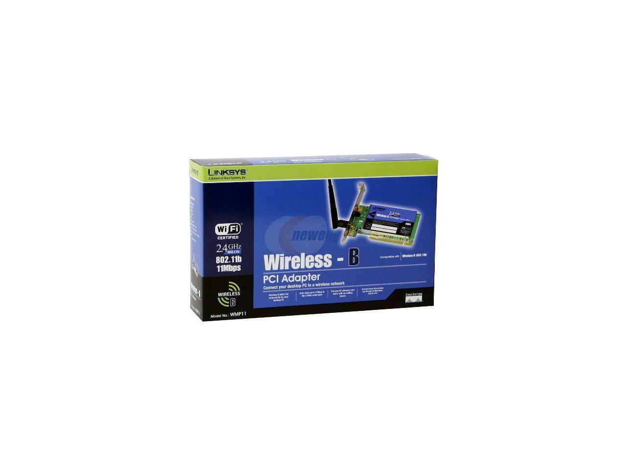 Linksys WMP11 PCI Wireless-B Adapter - Newegg.com