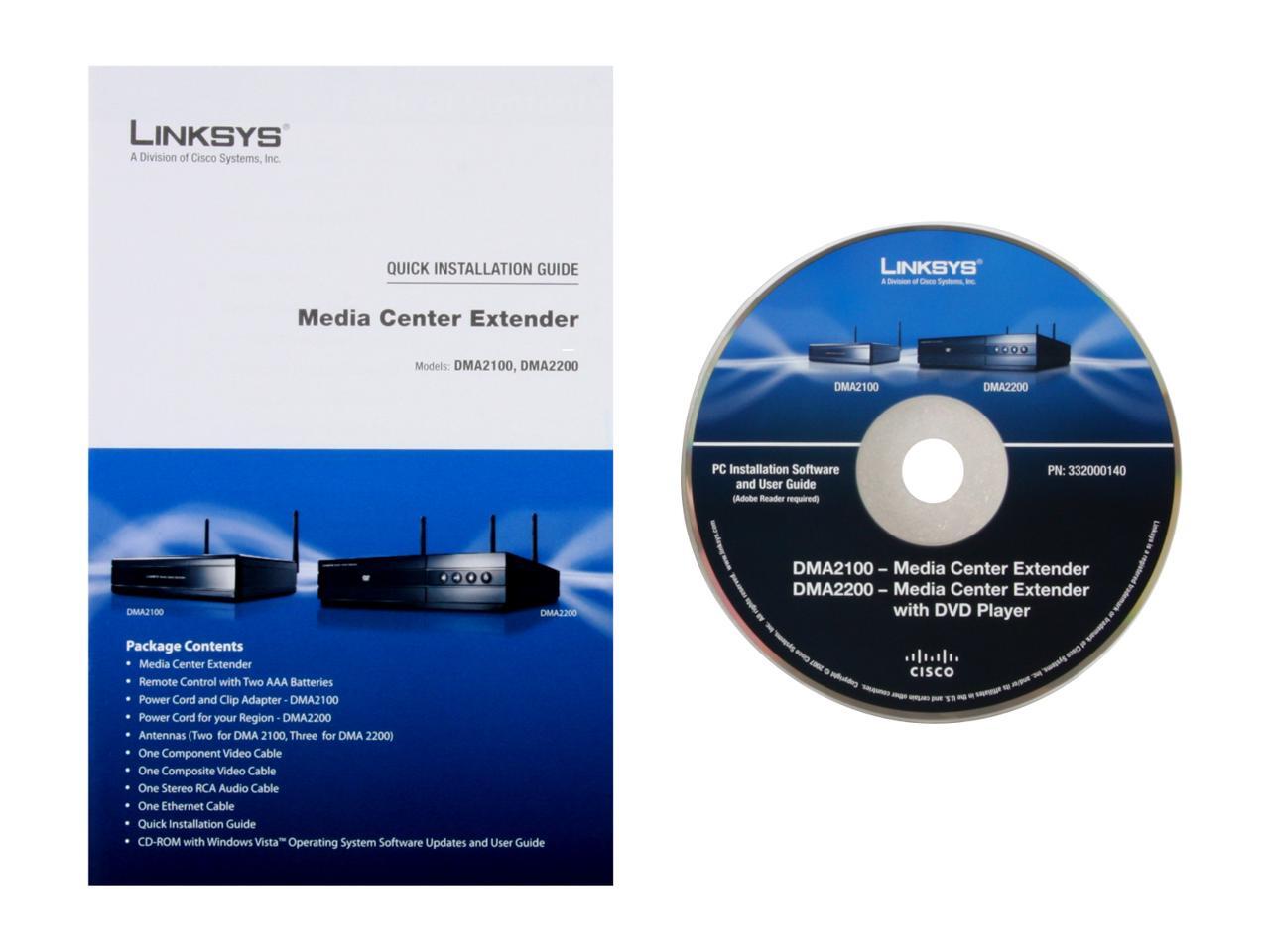 LINKSYS DMA2200 Media Center Extender with DVD