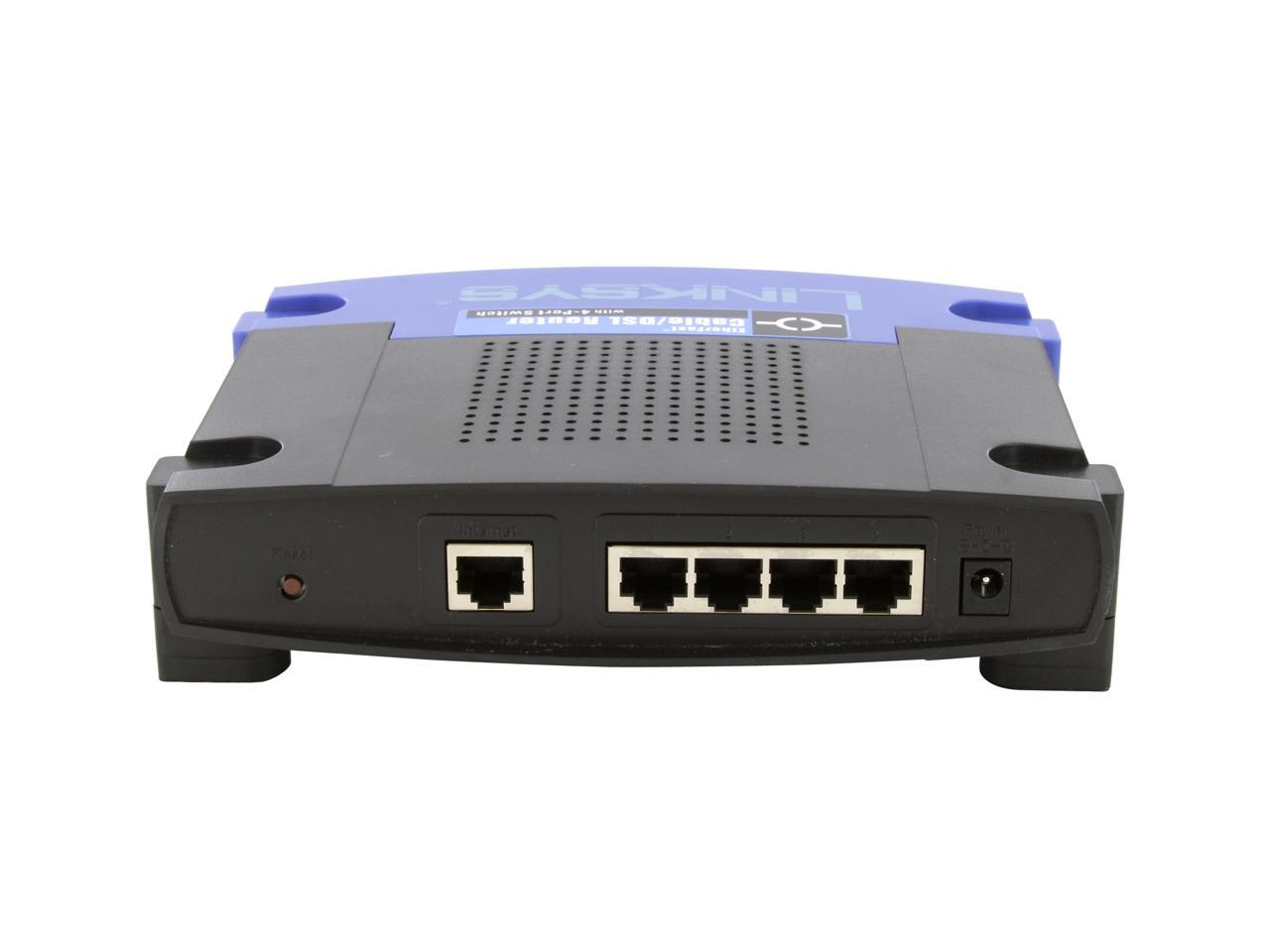 Refurbished: LINKSYS BEFSR41-RM 10/100Mbps EtherFast Cable/DSL Router W ...