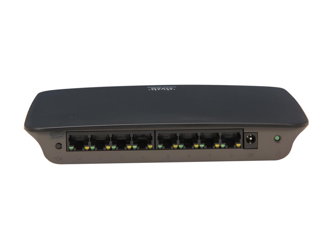 LINKSYS SE2800-NP 8-Port Gigabit Ethernet Switch - Newegg.com
