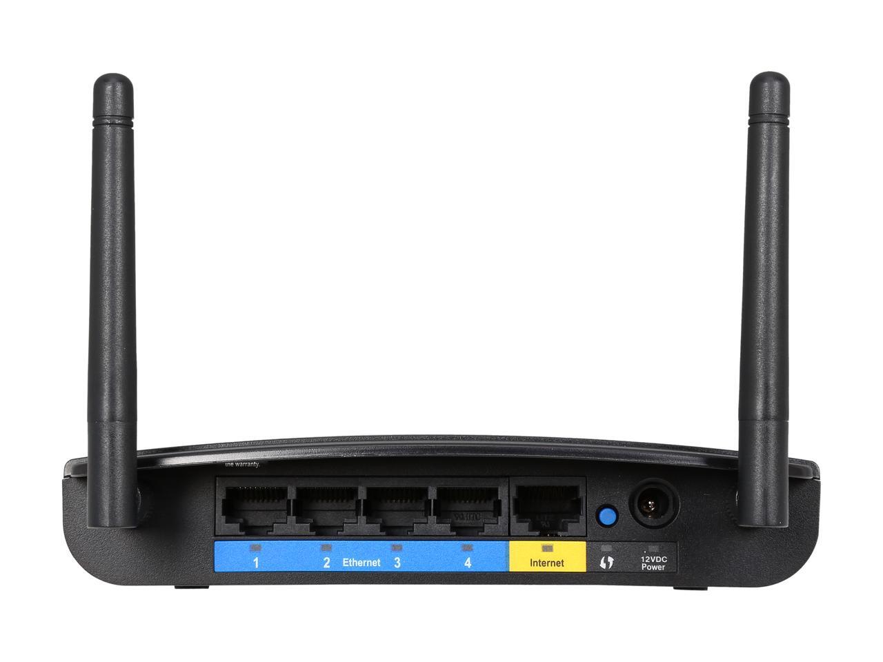 Linksys N300+ Wireless Router with Gigabit Ports and Flexible Antennas